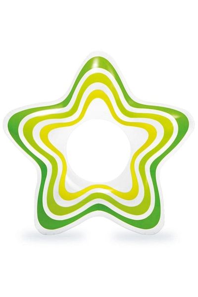 Intex Inflatable Swimming Float, Intex, Star Model, Green, 74x71 cm