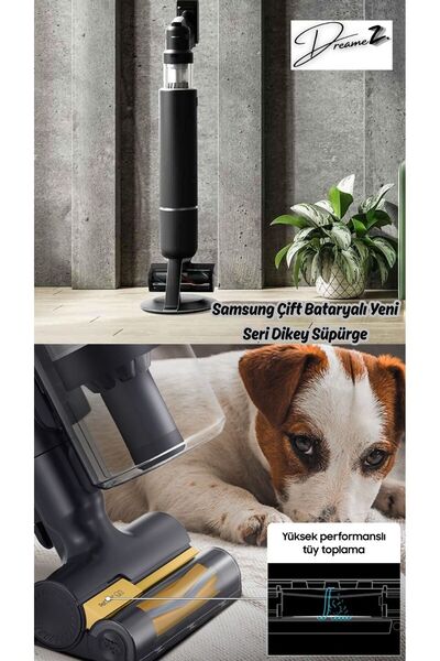 Samsung Drmz Bespoke Jet Aı Elite Extra V Dikey Elektrikli Süpürge,yapay Zeka Destekli,wett&dry,çift Batarya