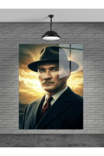 META CAM ATATÜRK TABLO CAM, OFİS,MODERN,DUVAR TABLO,ATATÜRK TABLO HEDİYELİK