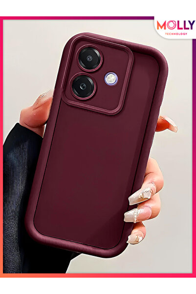 Molly İnfinix Hot 30 Için Vişne Çürüğü Kenarları Kalın Pan Silikon Kılıf