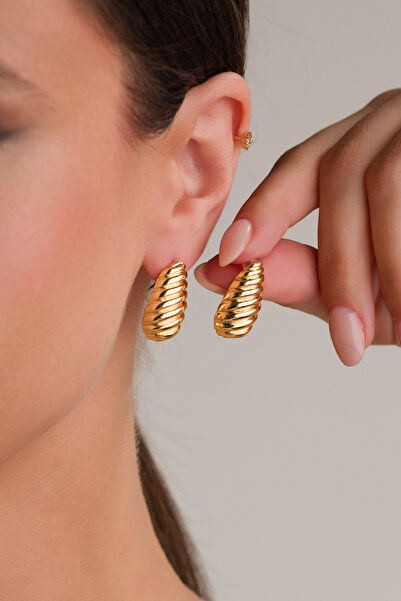 MRK Kadın Sarmal Vintage Küpe