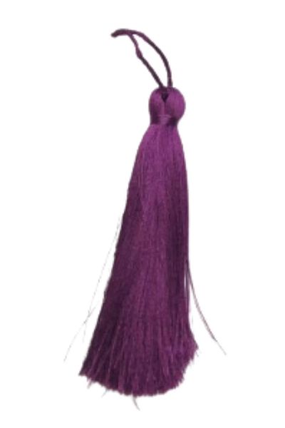 P Parla Tassel Single 5 cm 1 Piece Plum
