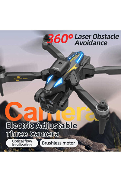 Bestech C10S Drone Üçlü Çekim Kamerası 480p Optik Akış Helikopter