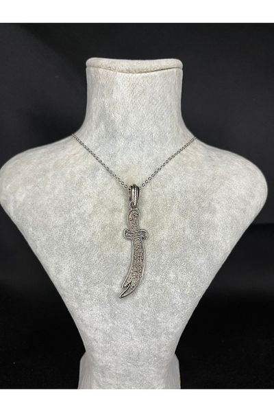 Mos Tespih Hz. Ali Zulfiqar Sword Necklace
