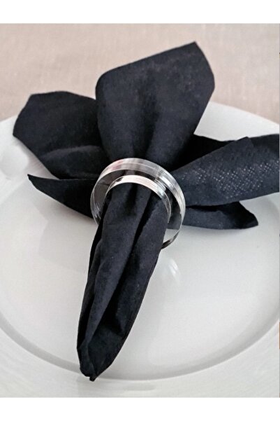 SeHa Design Seha Pleksi Akrilik DAİRE DESEN Peçete Yüzüğü DIŞI 4 cm İÇİ 3 CM 6 ADET FİYATIDIR