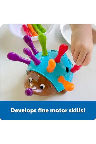 Learning Resources Spike The Fine Motor Hedgehog Toy - Fine Motor Skill Toy - Toddler, Preschool - 2
