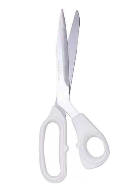 P Parla White Plastic Scissors 9 Inch