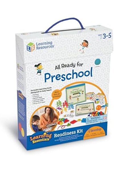 Learning Resources All Ready for Preschool Readiness Kit - 60 Activities Set, Ages 3+, Kindergartner