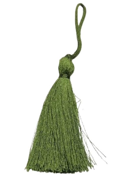 Mu Art Ahşap Tassel Single 5 cm 1 Piece Green