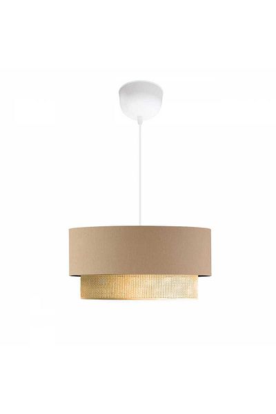 Desire Bohemian Series gray fabric hanging lamp, Bedroom, Office, Living room