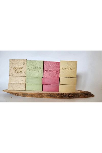NACAR AVM Natural Production Soap Mixed (Black Clove-Tea Tree-Snakeweed-Garlic) Set of 12