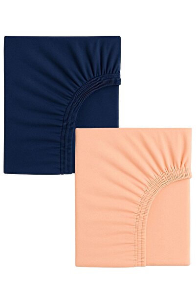 COTENCONCEPT 2 Adet Pamuklu ve Lastikli 60 x 120 x 15 cm Penye Bebek Çarşaf