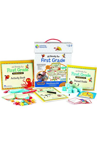 Learning Resources All Ready for First Grade Readiness Kit, Back to School Activities, School Prepar