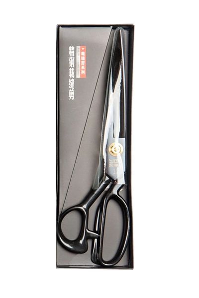 delta online Tailor Scissors Black Metal Handle Number 12