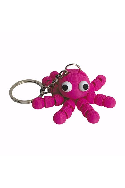 NBShop Cute Octopus Keychain – 3D Design Bag Ornament