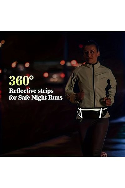 GlassySKY Running Waist Bag,Sports Belt Bag, Waterproof, Anti Theft, Invisible, for Training, Hiking