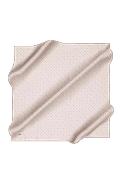 Aker Logo Pattern Twill Silk Scarf - Spring - Summer- 8981713-932