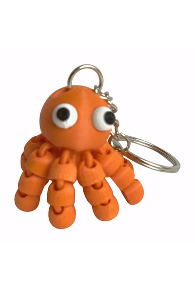 NBShop Cute Octopus Keychain – 3D Design Bag Ornament