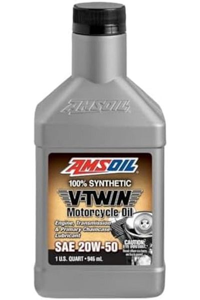 AMSOİL Amsoil WV01RCA07923 20W-50 Synthetic V-Twin Motorcycle Oil