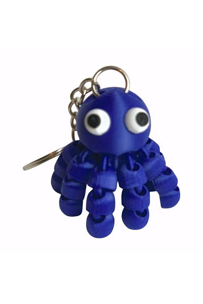 NBShop Cute Octopus Keychain – 3D Design Bag Ornament