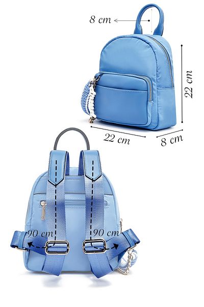 Derimod Women's Navy Blue Backpack 25Sbd25536F