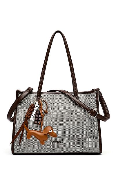Derimod Women's Brown Long Strap Shoulder Bag 25Sbd254014