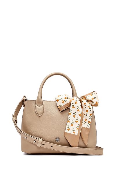 Derimod Women's Beige Long Strap Shoulder Bag 25Sbd250418