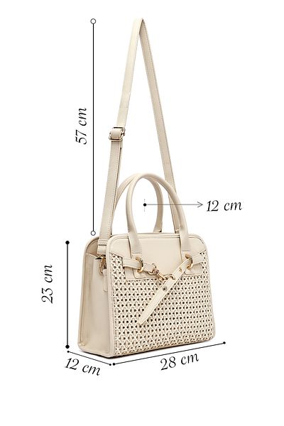 Derimod Women's Cream Long Strap Shoulder Bag 25Sbd285814
