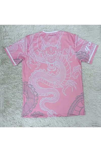 After Party R.E.A.L M.A.D.Ri.D 2024-25 Dragon Patterned Special Concept Jersey (Pi̇nk) Vs Sports Singlet