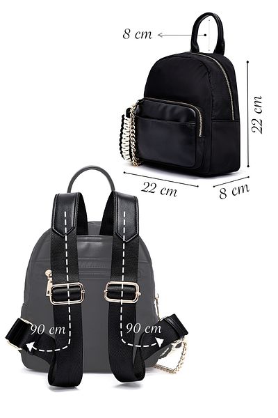 Derimod Women's Black Backpack 25Sbd25536F