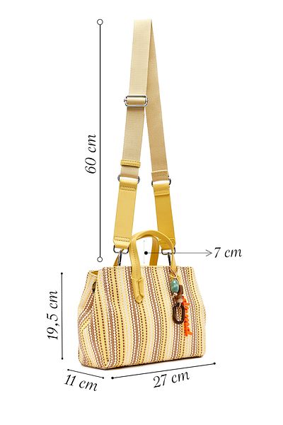 Derimod Women's Yellow Long Strap Shoulder Bag 25Sbd249614
