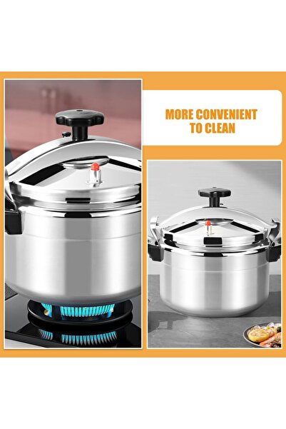 Denx Stainless Steel Pressure Cooker Silver 11.0 Liters