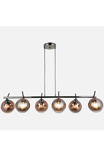 Bauhaus Bena Kobalt Metal 6'lı Sıralı Avize