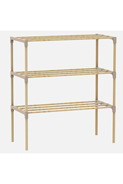 Bauhaus Fixwood Ahşap Çubuklu Ayakkabılık Fix-2039-3