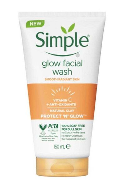 Simple Face Wash for Protection and Glow for Radiant Soft Skin - 150 ml
