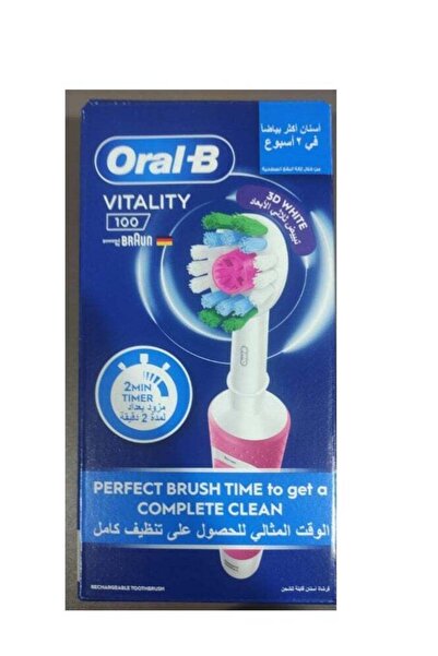 Oral-B Vitality Rechargeable Electric Toothbrush - Pink
