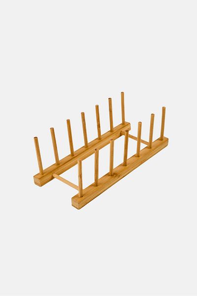 Muy Mucho Bamboo Dish Tray Rack