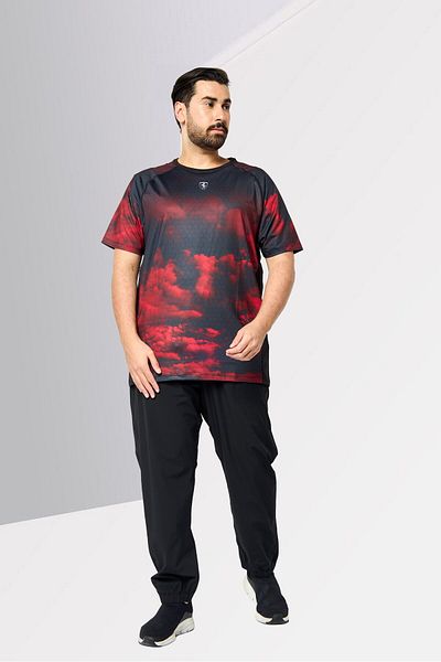 Scuderia Ferrari Men Sportswear Fit Short Sleeve Training T-Shirt, Multicolor