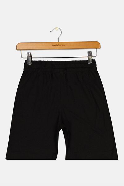 Nike Kids Boy Embroidered Logo Outdoor Shorts, Black