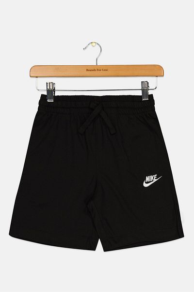 Nike Kids Boy Embroidered Logo Outdoor Shorts, Black