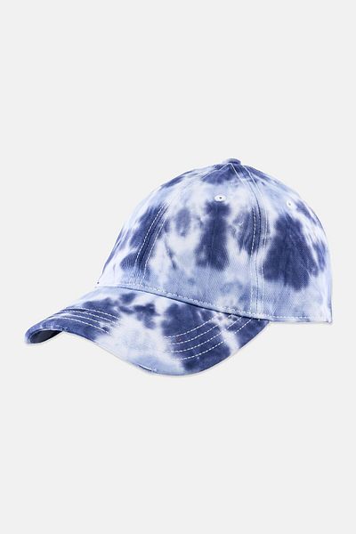 aerie Women Tie Dye Adjustable Closure Baseball Hat, Multicolor