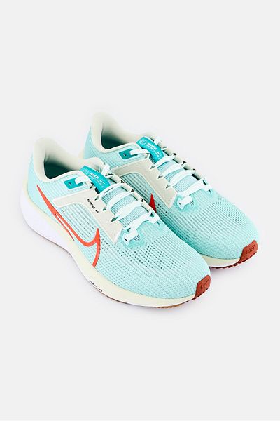 Nike Women Air Zoom Pegasus 40 Lace Up Training Shoes, Mint Green