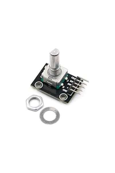 Genel Markalar KY-040 Rotary Encoder Modül 20 Pals Pwm 360 Derece Döner Buton...