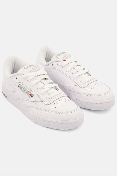 Reebok Kids Boy Club C 85 Lace Up Outdoor Shoes, White