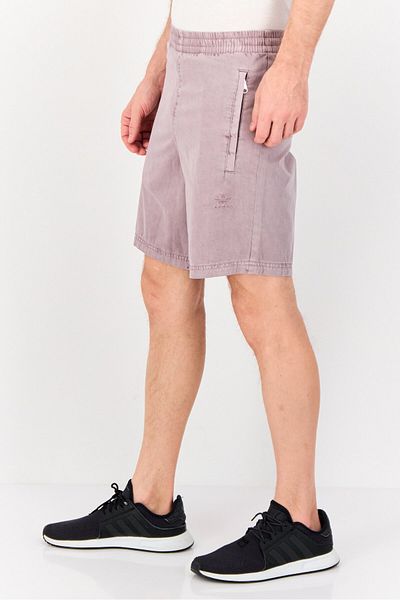adidas Men Sportswear Fit Embroidered Logo Outdoor Shorts, Mauve