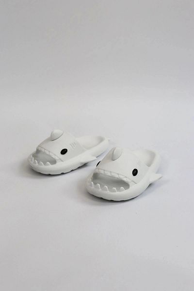 ufukmoda Wg500 Shark White Unisex Full Orthopedic Slippers Shark Slides Children