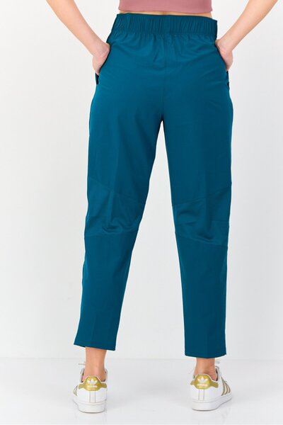 Nike Women Standard Fit Brand Logo Running Track Pants, Green