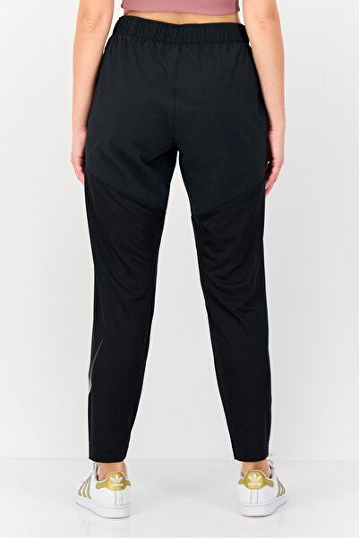 Nike Women Dri-Fit Brand Logo Running Track Pants, Black