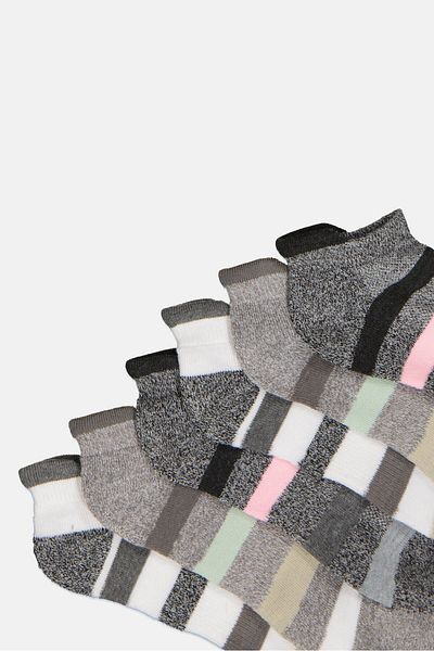 CLARKS Women 6 Pairs Brand Logo Chaussettes Socks, Multicolor