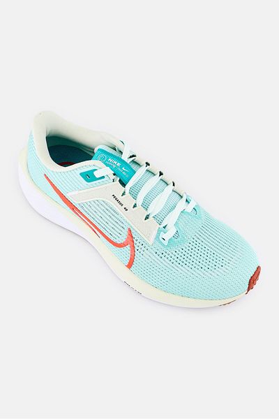Nike Women Air Zoom Pegasus 40 Lace Up Training Shoes, Mint Green
